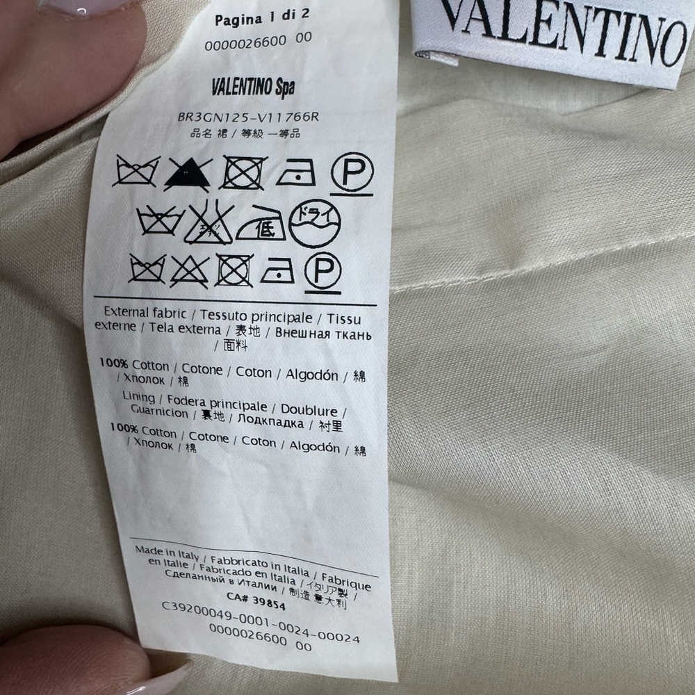 Red Valentino Linen Skirt – Size 40 (US 4/6) - Picture 8 of 16